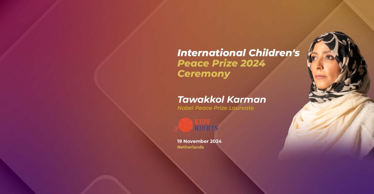 Tawakkol Karman to attend 2024 International Children's Peace Prize Ceremony